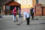 Вольчане приняли участие в общеобластном субботнике, прошедшем 5 апреля