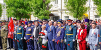 Церемония возложения венков и цветов к мемориалу «Вечный огонь» - Вольский район