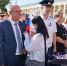 На Площади X-летия Октября состоялся торжественный митинг, посвященный Дню Государственного флага РФ - Вольский район